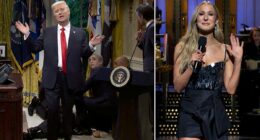SNL pokes fun at White House guest who collapsed in front of Trump