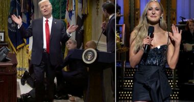 SNL pokes fun at White House guest who collapsed in front of Trump