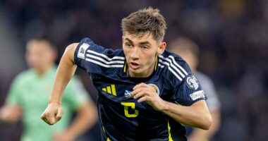Scotland star Billy Gilmour ruled out of trip to Greece... but could he be fit for Denmark showdown?