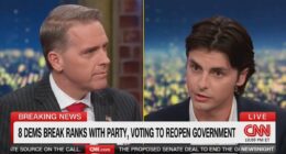 Scott Jennings' tense debate with young Democrat