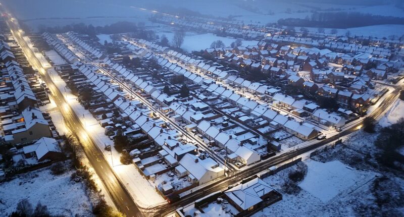 Snow and ice warnings hit across UK with nearly a foot on way