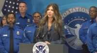 Some TSA agents will get $10,000 bonuses for shutdown work, Noem says