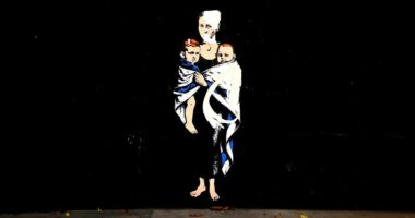 Star of David erased in shocking attack on Hamas victims memorial of Jewish mother, 2 young sons