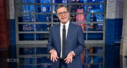 Stephen Colbert's crass jokes about Trump after Epstein email fallout