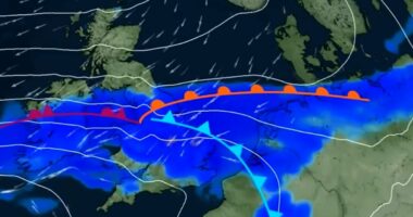 Storm Claudia to batter Britain with 6in of rain falling in 12 hours