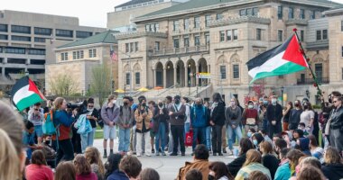 Students find more violent imagery near University of Wisconsin campus after anti-ICE displays probed