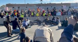 Suburban moms arrested during sit-in protest outside ICE facility