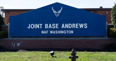 Suspicious package sickens several at Joint Base Andrews, home to Air Force One