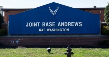 Suspicious package with anti-Trump messaging prompts medical visits at Joint Base Andrews, official says