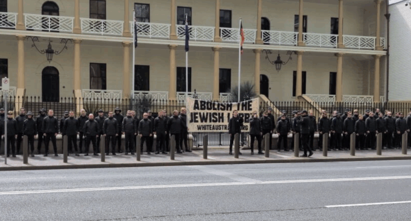 Sydney Trains worker stood down after attending neo-Nazi rally