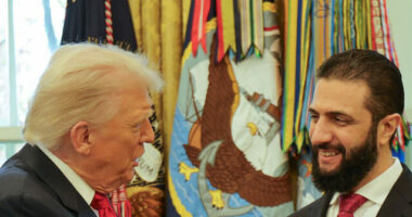 Syria’s Sharaa Meets with President Trump at White House
