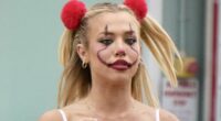 Tammy Hembrow turns heads while taking her kids trick-or-treating