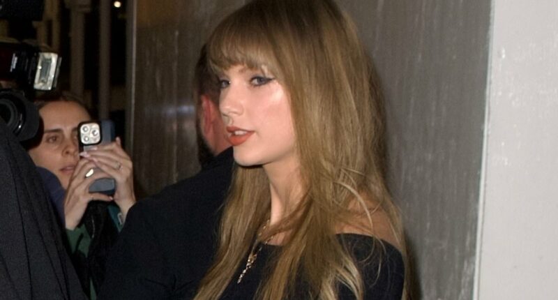 Taylor Swift holds hands with Travis Kelce on rare date night