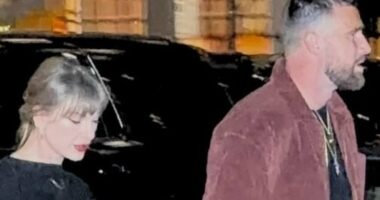 Taylor Swift rocks miniskirt for date night with Travis Kelce in NYC