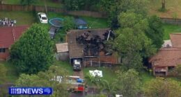 Neighbours heard explosions and screams as flames engulfed the home north of Brisbane in minutes.