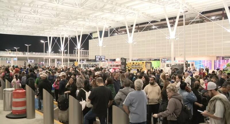 Texas airport hit by THREE HOUR TSA lines amid government shutdown