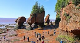 The island that's reachable by walking across the ocean floor