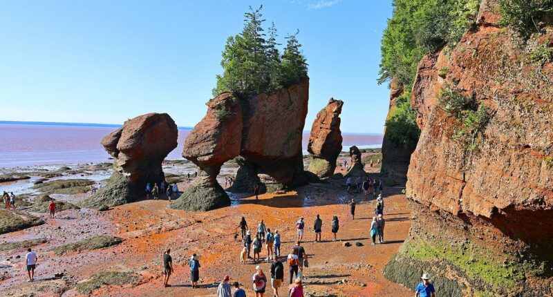 The island that's reachable by walking across the ocean floor