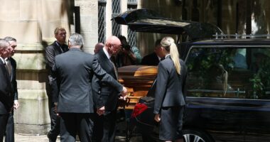 The who's who of Aussie showbusiness turns out to farewell John Laws