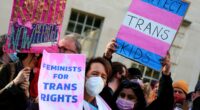 Three arrests as trans rights activists clash women's rights groups