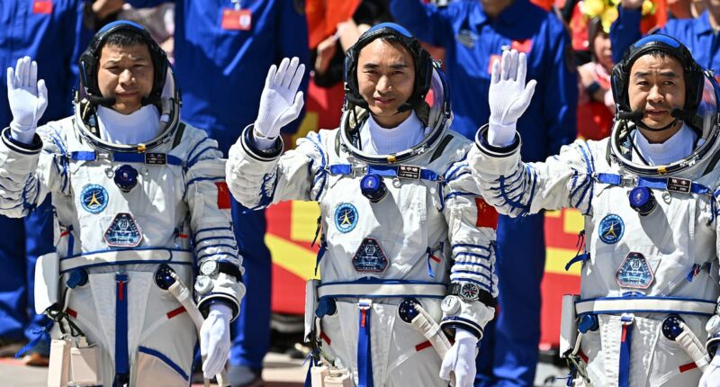Three astronauts stranded in space after ship was 'struck by UFO'