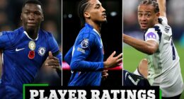Tottenham 0-1 Chelsea - PLAYER RATINGS: Which Spurs star is given a THREE after nightmare outing? Who was 'anonymous'? And how did Moises Caicedo fare according to our expert?
