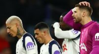 Tottenham 1-2 Fulham: Shellshocked Spurs' woes deepen as hapless Guglielmo Vicario's error extends winless home run to SIX matches and piles more pressure on Thomas Frank