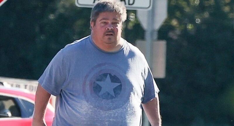 Troubled 350lbs son of Hollywood icon is forced to humiliating new low