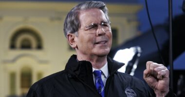 Trump Treasury secretary turns the tables on raging hecklers outside DC hotspot