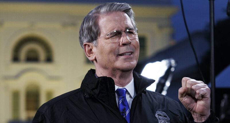 Trump Treasury secretary turns the tables on raging hecklers outside DC hotspot