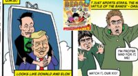 Trump and Musk are reunited...in the pages of the Beano
