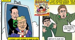 Trump and Musk are reunited...in the pages of the Beano