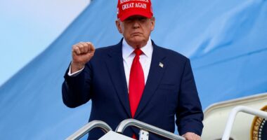 Trump dismisses health rumors by joking about 'the shakes'