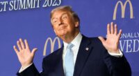 Trump uses McDonald's visit to sell affordability plan