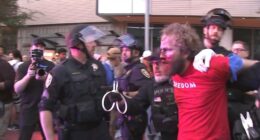 Turning Point USA: Fights break out, multiple people arrested as event sparks protest at UC Berkeley, California
