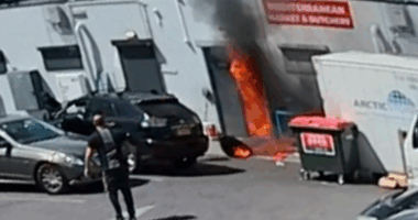 Two arrests made over brazen supermarket firebombing