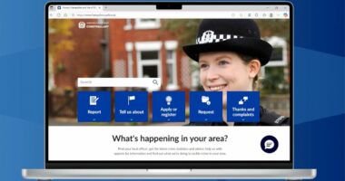 Two police forces become first introduce an AI police officer