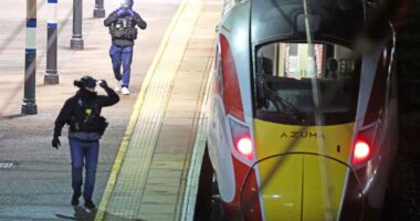 UK police say 2 people remain in life-threatening condition after a stabbing attack on a train