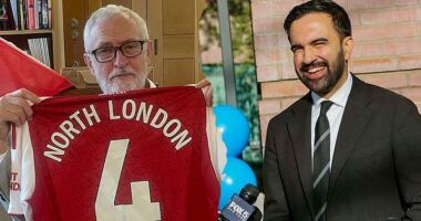 UK politician Jeremy Corbyn, who was ousted over antisemitism allegations, shows support for Zohran Mamdani