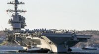 US aircraft carrier arrives in Caribbean for major military build-up near Venezuela