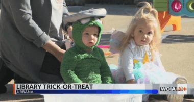 Urbana Free Library gets in on the Halloween fun