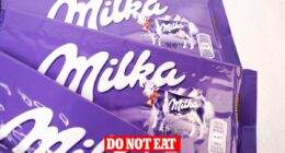 Urgent recall issued for three Milka chocolate bars due to deadly allergen mislabelling