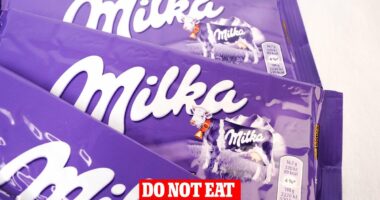Urgent recall issued for three Milka chocolate bars due to deadly allergen mislabelling
