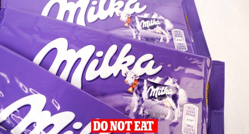Urgent recall issued for three Milka chocolate bars due to deadly allergen mislabelling