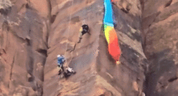 Base jumper saved off the Grand Canyon