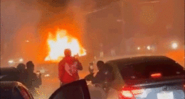 Video shows aftermath of violent neighborhood street takeover that left couple battered in 'planned attack'