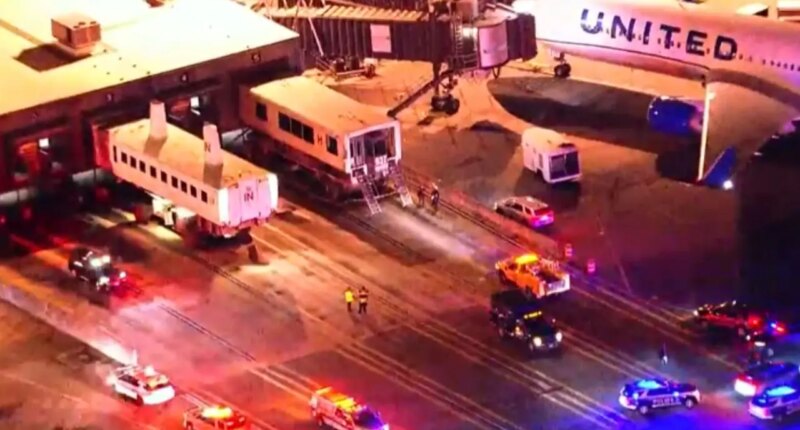 Washington Dulles airport transport vehicle slams into dock, 18 hospitalized