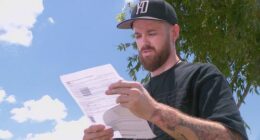 Maitland Hanley thought he was being considerate by parking his van on the nature strip next to the driveway while visiting a friend in Logan last month.