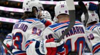 Will Cuylle, Vincent Trocheck score two each as Rangers beat Lightning 7-3