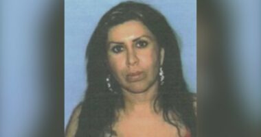 Libby Adame, a Riverside County woman convicted of second-degree murder for administering a fatal silicone butt injection to actress Cindyana Santangelo. (KTLA)